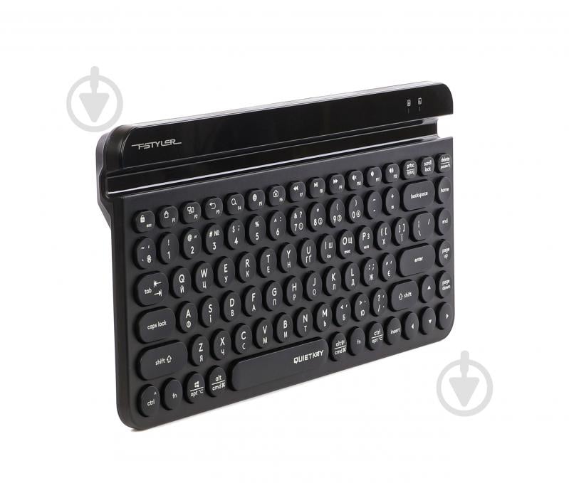 Клавиатура беспроводная A4Tech (FBK30 (Black)) Bluetooth + 2.4 ГГц black - фото 3
