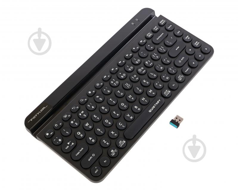 Клавиатура беспроводная A4Tech (FBK30 (Black)) Bluetooth + 2.4 ГГц black - фото 4