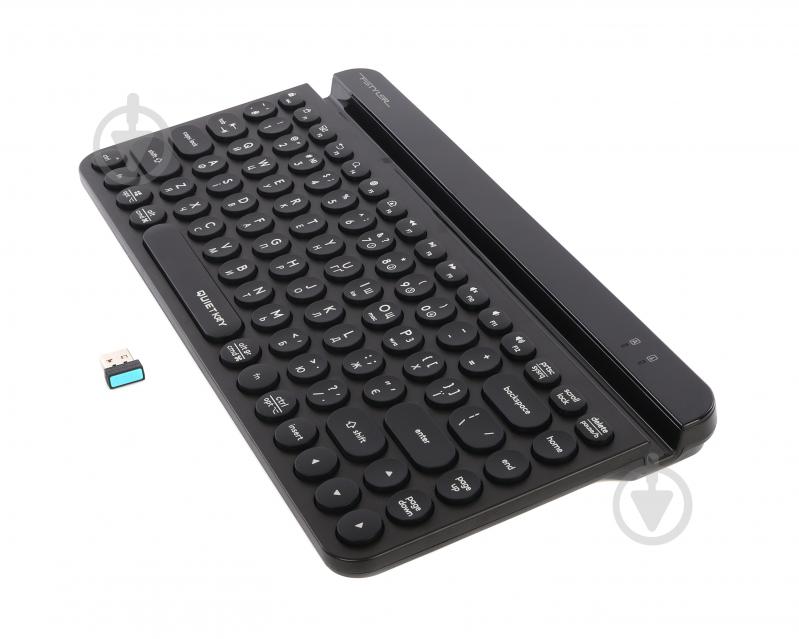 Клавиатура беспроводная A4Tech (FBK30 (Black)) Bluetooth + 2.4 ГГц black - фото 5
