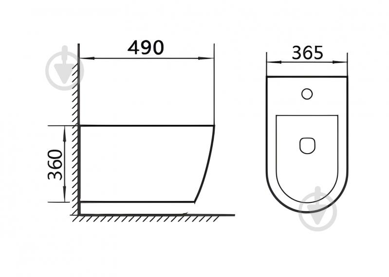 Унитаз подвесной ALDO CERAMICA Sorrento с сиденьем Soft Close дюропласт, Ultra Flush - фото 2 Унитаз подвесной ALDO CERAMICA Sorrento с сиденьем Soft Close дюропласт, Ultra Flush - фото 2