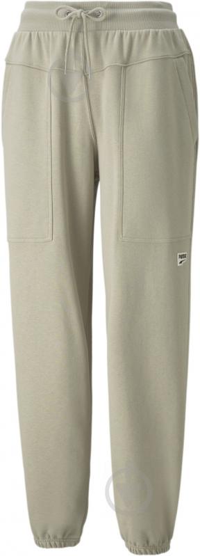 Брюки Puma Downtown Sweatpants 53168042 р. XL бежевый - фото 1