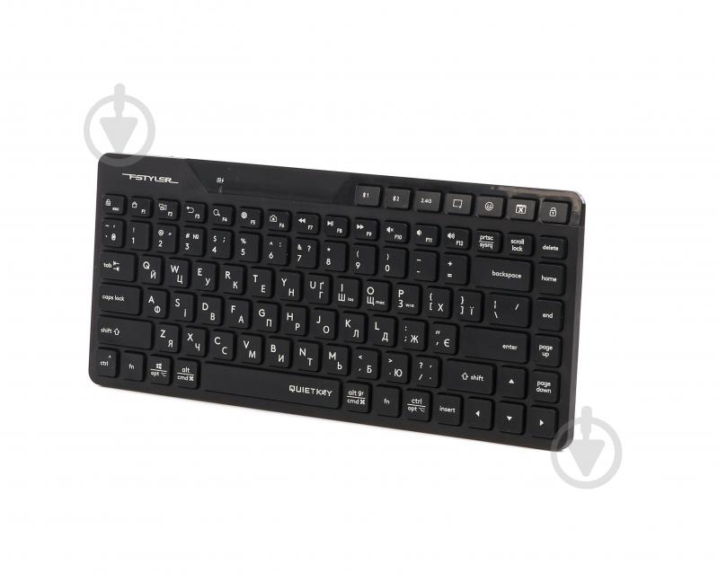 Клавиатура беспроводная A4Tech (FBK26C AS (Black)) Bluetooth+2.4 ГГц black - фото 2
