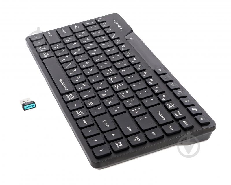 Клавиатура беспроводная A4Tech (FBK26C AS (Black)) Bluetooth+2.4 ГГц black - фото 4