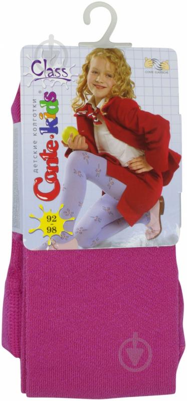 Колготки для девочек Conte-Kids CLASS 199р.92 малиновый - фото 1