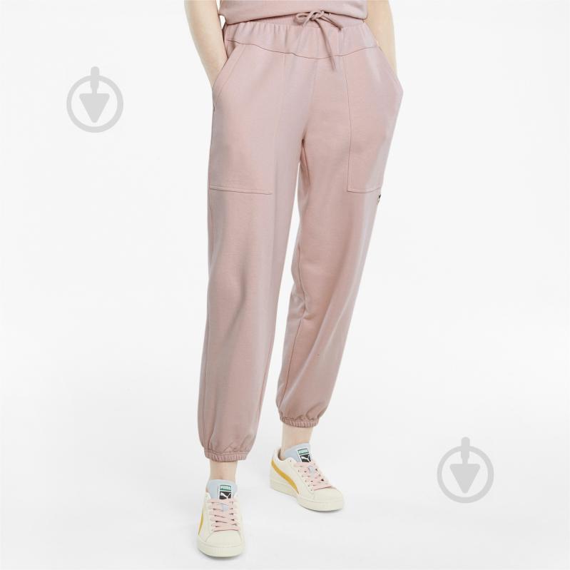 Штани Puma Downtown Sweatpants 53168036 р. S світло-рожевий - фото 3