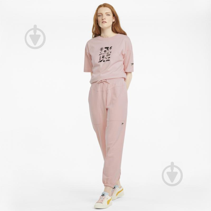 Штани Puma Downtown Sweatpants 53168036 р. S світло-рожевий - фото 5