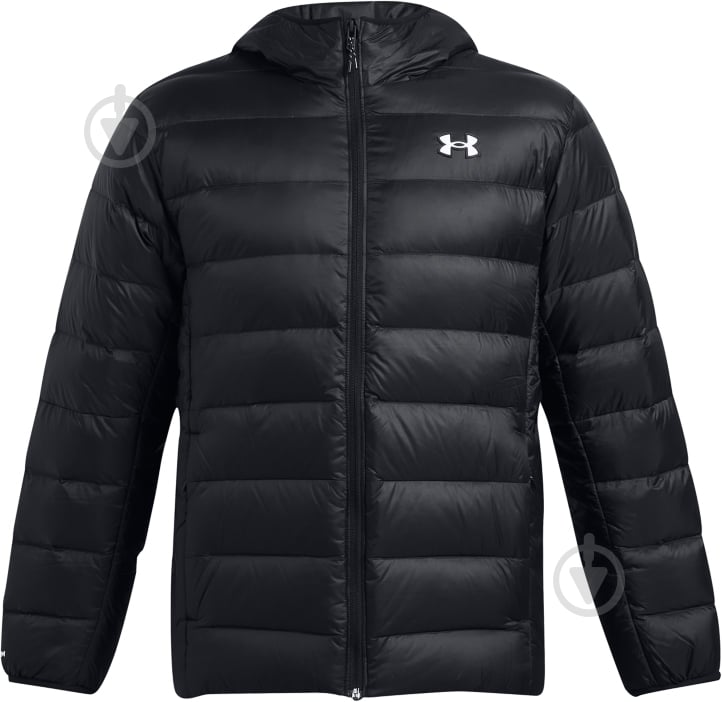 Пуховик чоловічий зимовий Under Armour LEGEND DOWN HOODED JACKET 1385837-001 р.L черный - фото 6