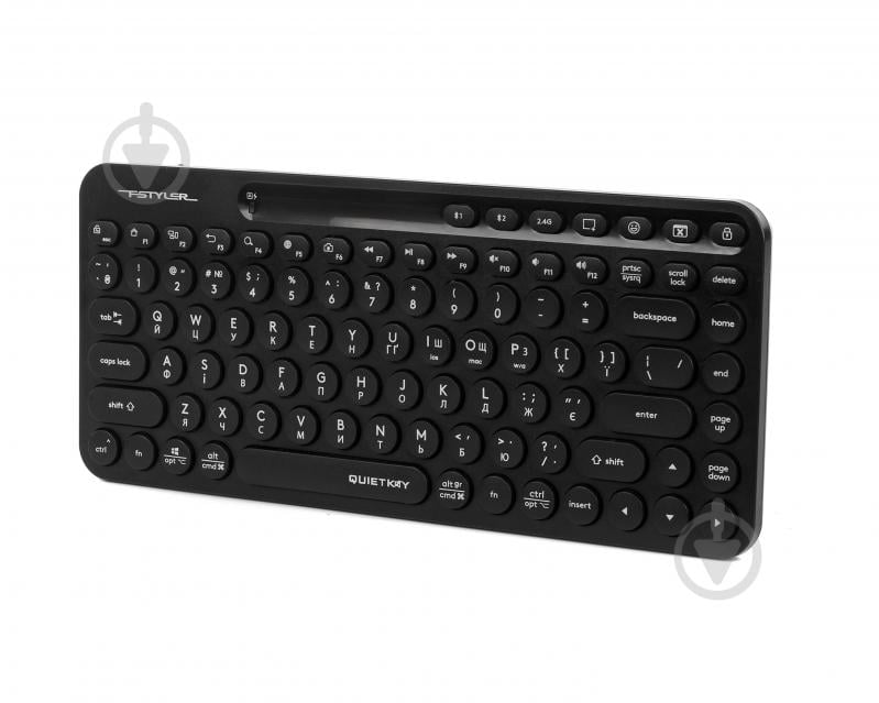 Клавиатура беспроводная A4Tech (FBK36C AS (Black)) black - фото 2
