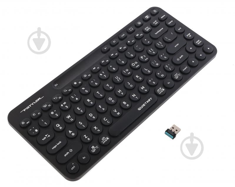 Клавиатура беспроводная A4Tech (FBK36C AS (Black)) black - фото 4
