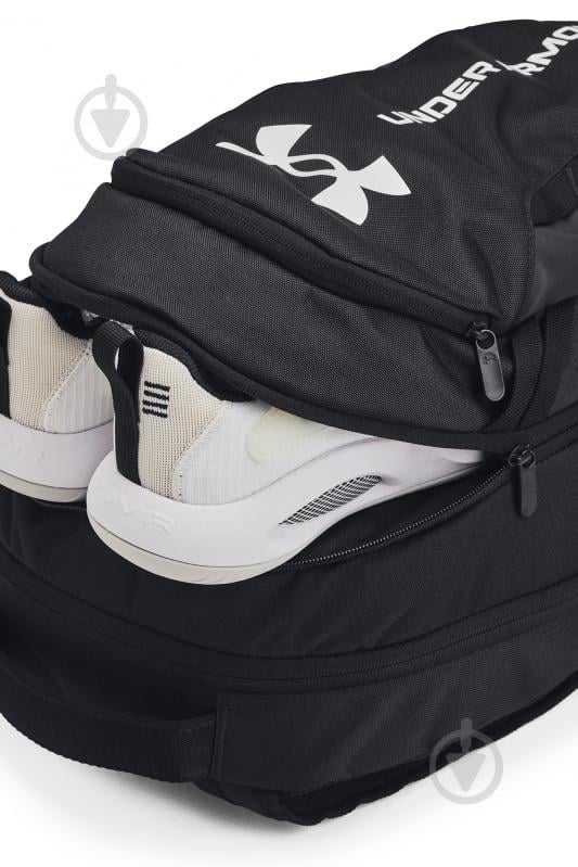 Рюкзак Under Armour UA Hustle 6.0 Backpack 1384672-002 29 л черный - фото 5