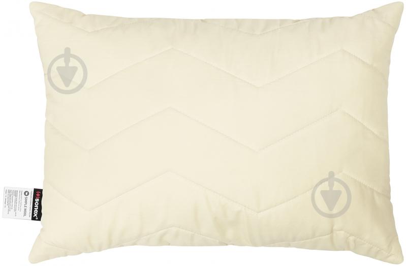 Подушка Simple Wool Sonex 70x70 см бежевый - фото 1