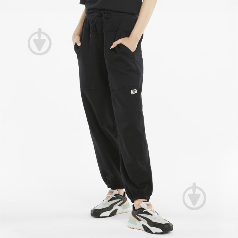 Штани Puma Downtown Sweatpants 53168001 р. M чорний - фото 3