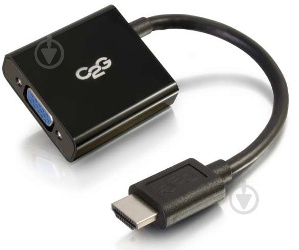 Адаптер C2G HDMI на VGA 0,2 м black (CG80500) - фото 1