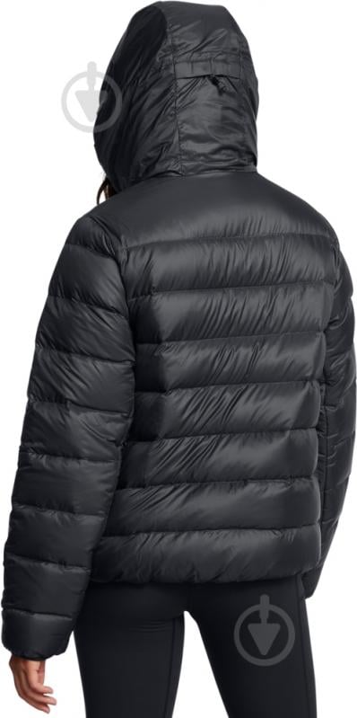 Пуховик жіночий зимовий Under Armour LEGEND DOWN HOODED JACKET 1385852-001 р.L чорний - фото 2