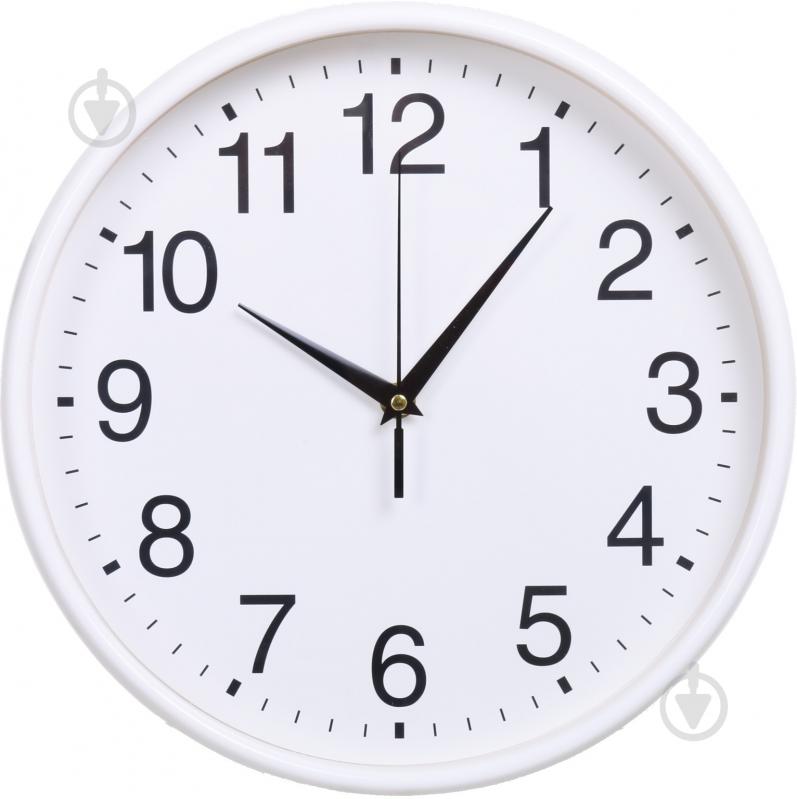 Годинник настінний Trice 30 см білий Ningbo Royal Clock - фото 1