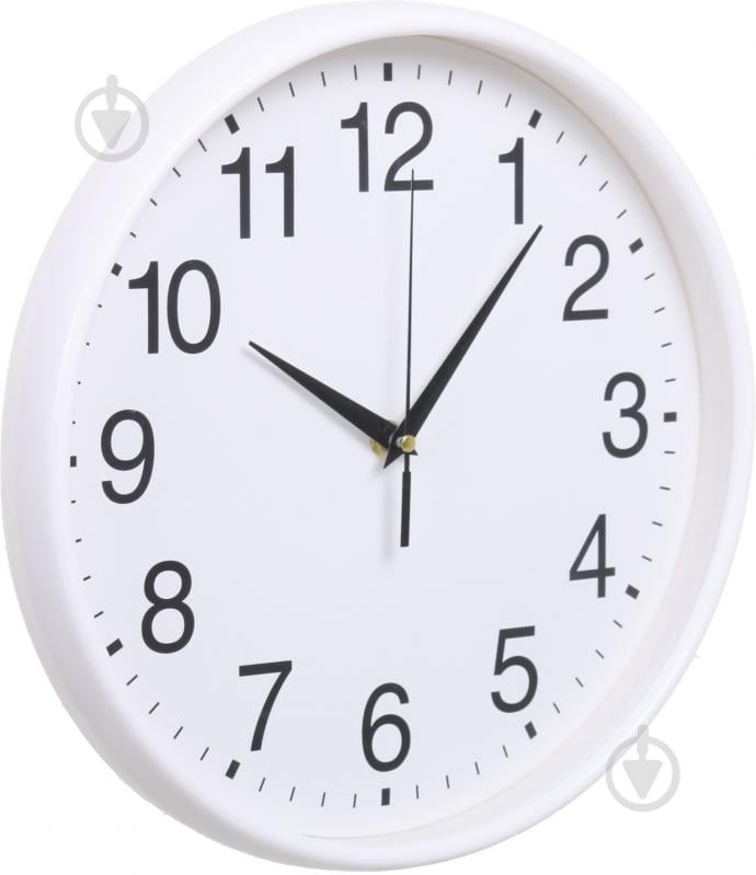 Годинник настінний Trice 30 см білий Ningbo Royal Clock - фото 2