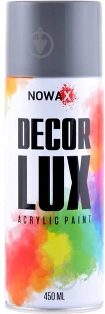 Фарба акрилова DecorLux 7001 Світло сірий Nowax 450 мл NX48017 - фото 1