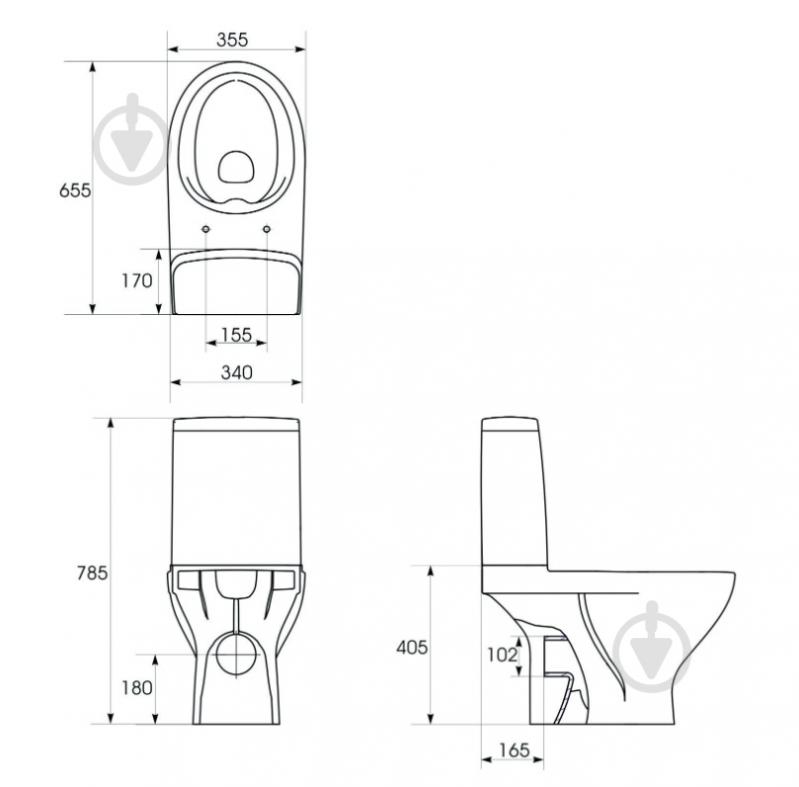 Унитаз-компакт Cersanit Moduo 666 CleanOn 010 K116-024 - фото 7
