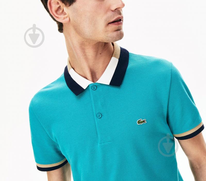 Поло Lacoste PH5095XN3 р.XL бирюзовый - фото 2 Поло Lacoste PH5095XN3 р.XL бирюзовый - фото 2