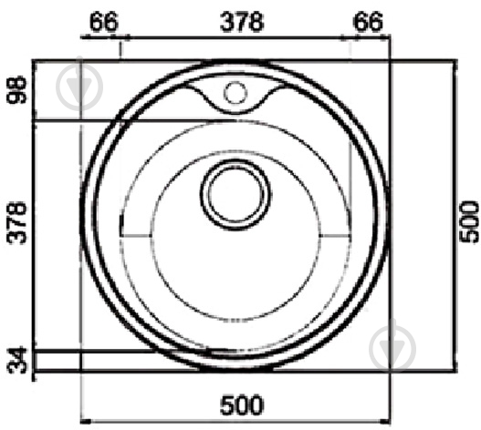Мойка для кухни Interline AD 50 D - фото 2