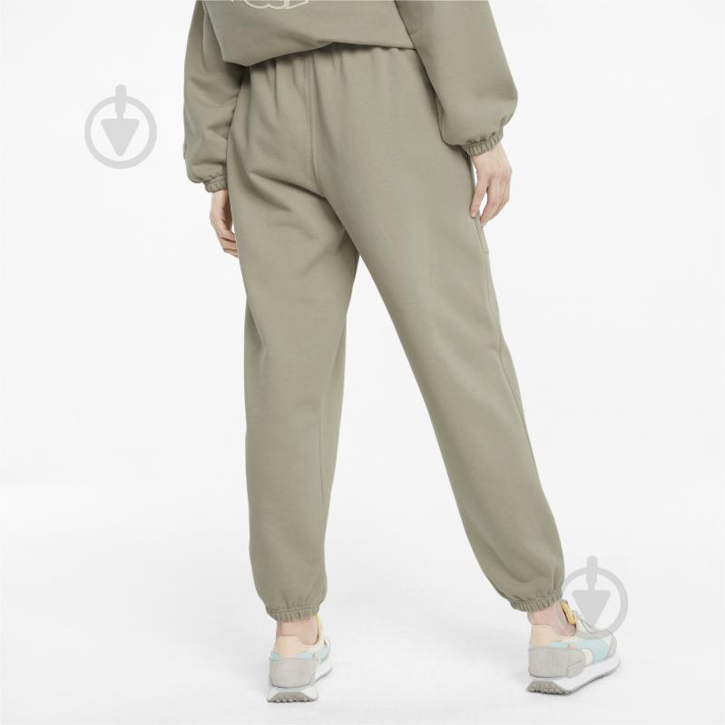 Штани Puma Downtown Sweatpants 53168042 р. S бежевий - фото 4