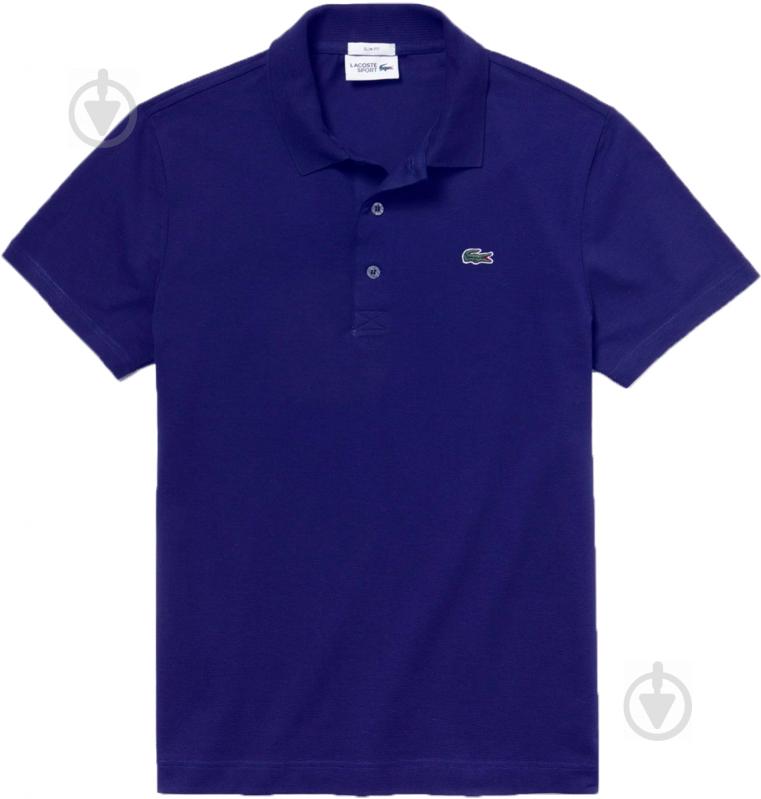 Поло Lacoste RIBBED COLLAR SHIRT YH4801BDM р.5 синий - фото 3