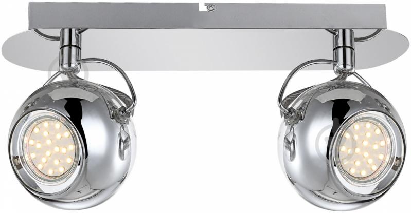 Спот Globo ARAMID LED 2x3,5 Вт GU10 хром 57880-2 - фото 1