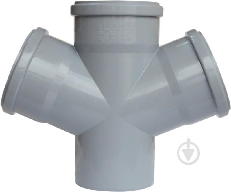 Крестовина Magnaplast 110х110х110/67° Htplus - фото 1 Крестовина Magnaplast 110х110х110/67° Htplus - фото 1
