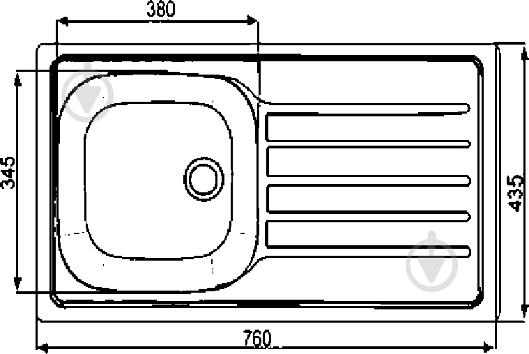 Мойка для кухни Interline AE 7650 - фото 2