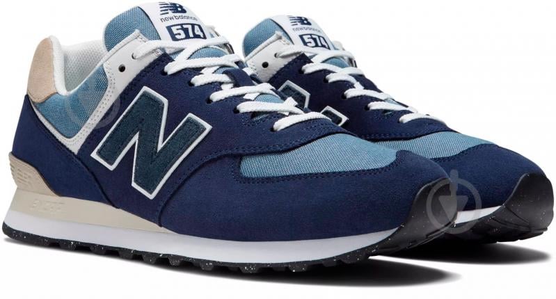 Кросівки чоловічі демісезонні New Balance TEXTILE ML574RE2 р.42,5 темно-сині - фото 4