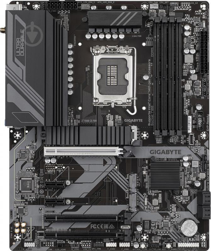 Материнская плата Gigabyte Z790 D AX (Socket 1700, Intel Z790, ATX) - фото 1