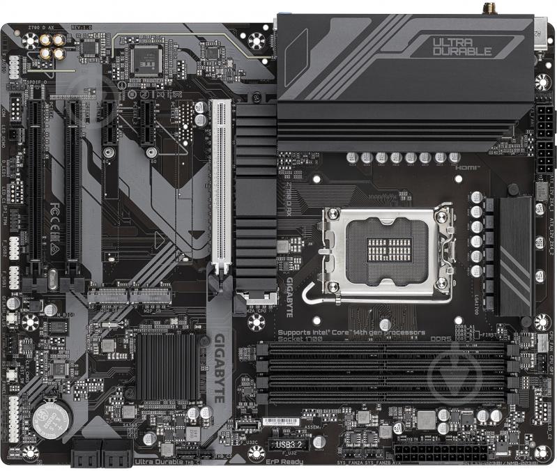 Материнская плата Gigabyte Z790 D AX (Socket 1700, Intel Z790, ATX) - фото 3