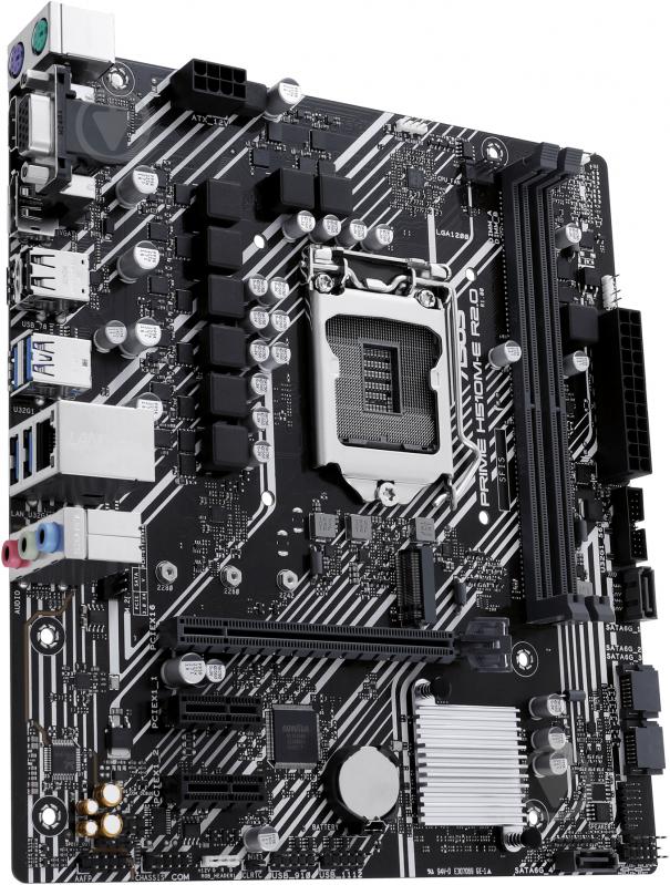 Материнская плата Asus PRIME H510M-E R2.0 (Socket 1200, Intel H510, micro ATX) - фото 4