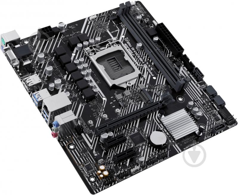 Материнская плата Asus PRIME H510M-E R2.0 (Socket 1200, Intel H510, micro ATX) - фото 3