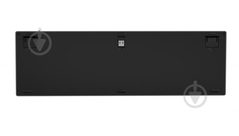 Клавіатура бездротова Maxxter (KBW-01G-UA) з акумулятором, безшумна grey - фото 4