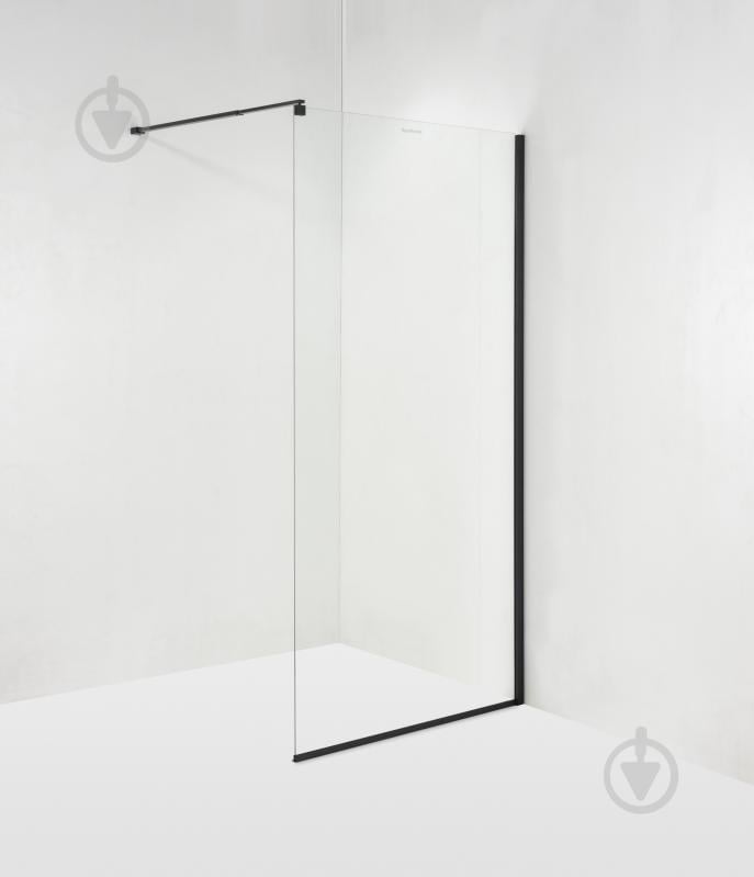 Боковая стенка AquaStream AS Walk-in 90 Black - фото 1