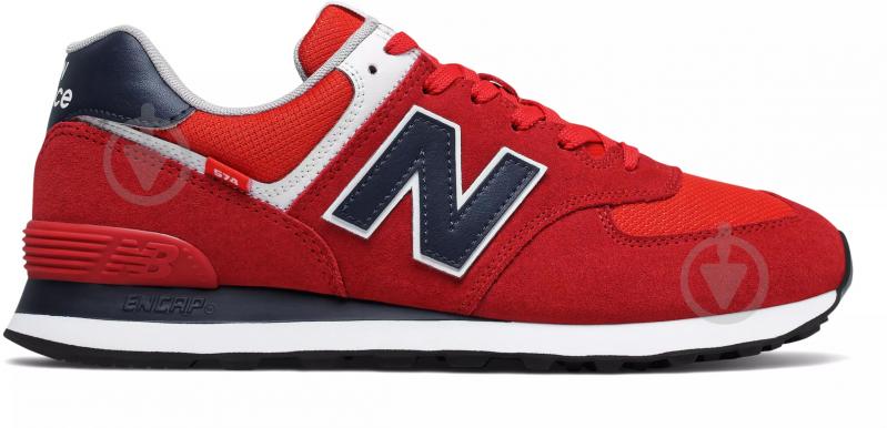 Кроссовки мужские демисезонные New Balance ML574SP2 р.46,5 красно-синие - фото 1