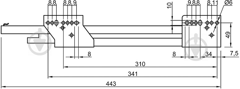 Карго Vibo 300 мм Galaxy (EGTGM30B2MOMASBC) 46706 белый/хром - фото 8