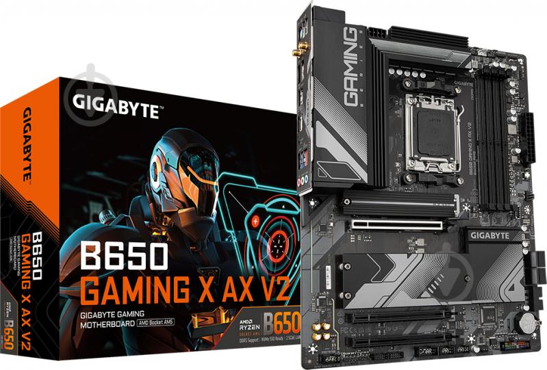 Материнська плата Gigabyte B650 GAMING X AX V2 (Socket AM5, AMD B650, ATX) - фото 5