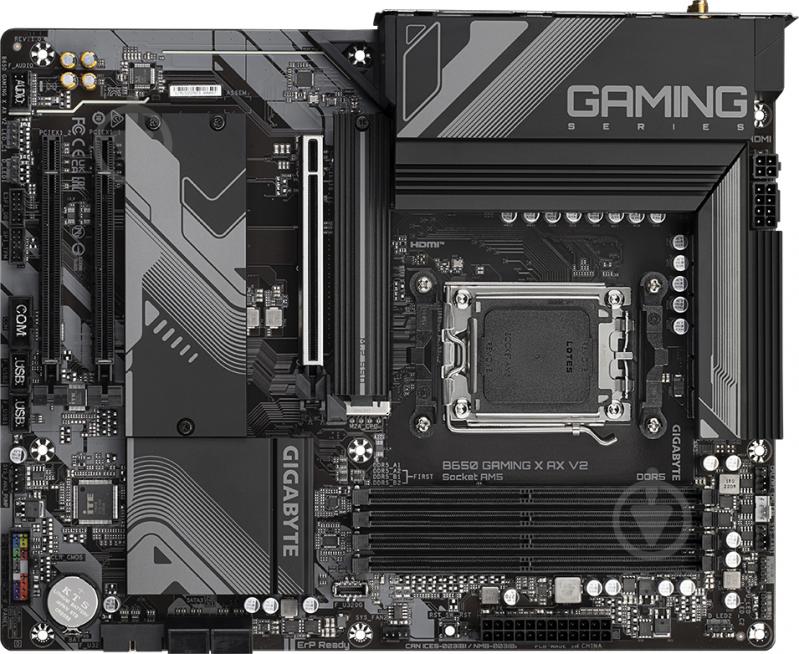 Материнська плата Gigabyte B650 GAMING X AX V2 (Socket AM5, AMD B650, ATX) - фото 3