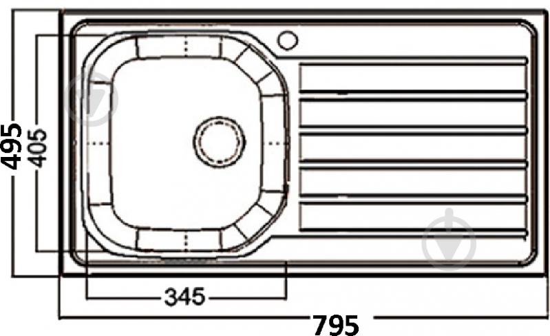 Мойка для кухни Interline AE 805 - фото 2