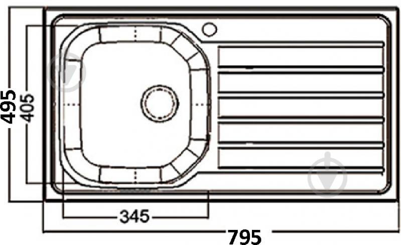 Мойка для кухни Interline AE 805 D - фото 2