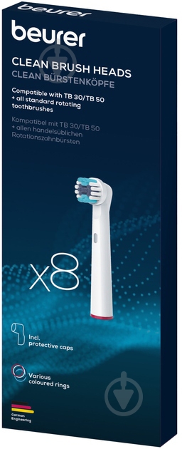 Насадки для електричної зубної щітки TB 30/50 Clean 8 шт - фото 3
