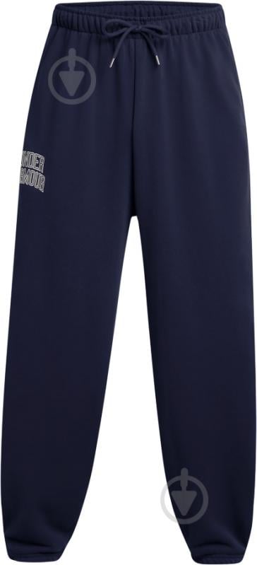 Брюки Under Armour UA ICON HWT TERRY OS PANT 1386551-410 р. L синий - фото 5