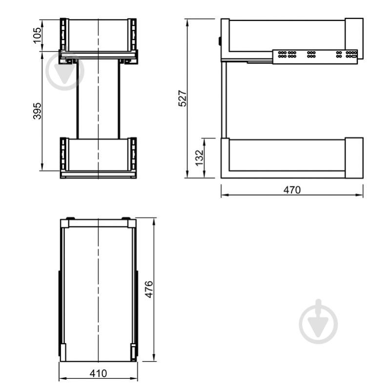 Карго Vibo 450 мм Essence (EGTGM45B2EVC) 46190 білий - фото 8