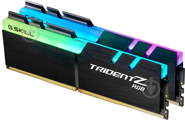 Оперативна пам'ять G.Skill DDR4 SDRAM 32 GB (2x16GB) 4400 MHz (F4-4400C19D-32GTZR) Trident Z RGB Black - фото 2