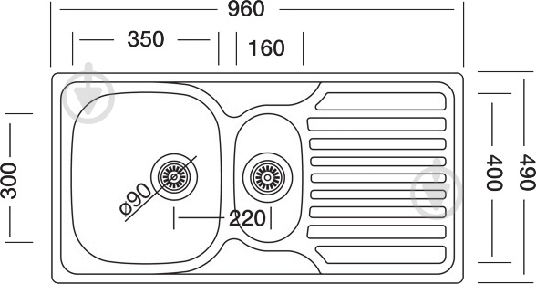 Мийка для кухні Interline EC 318 - фото 2