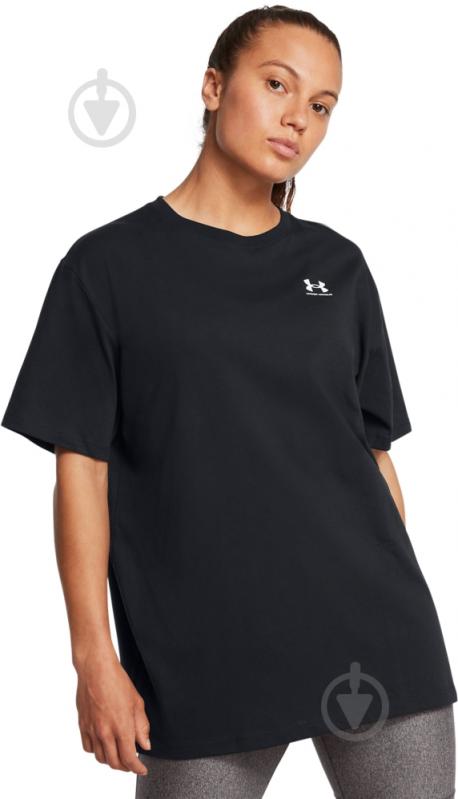 Футболка Under Armour UA W BFOS LOGO TEE SS 1386844-001 р.L чорний - фото 1