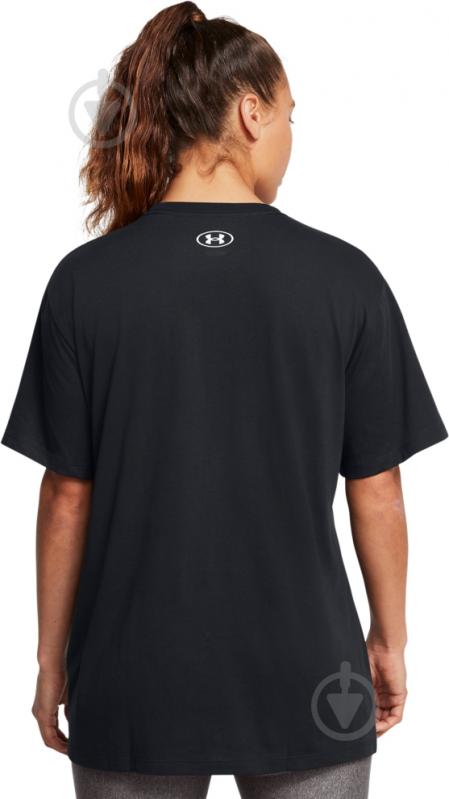 Футболка Under Armour UA W BFOS LOGO TEE SS 1386844-001 р.L чорний - фото 2