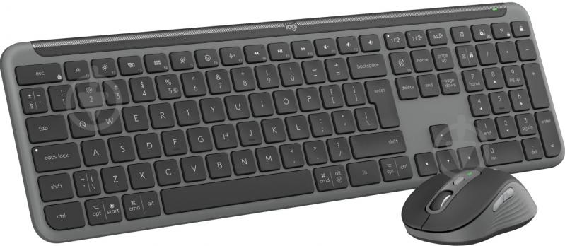 Комплект клавиатура и мышь Logitech Signature Slim Combo MK950 for Business Graphite (920-012508) - фото 1